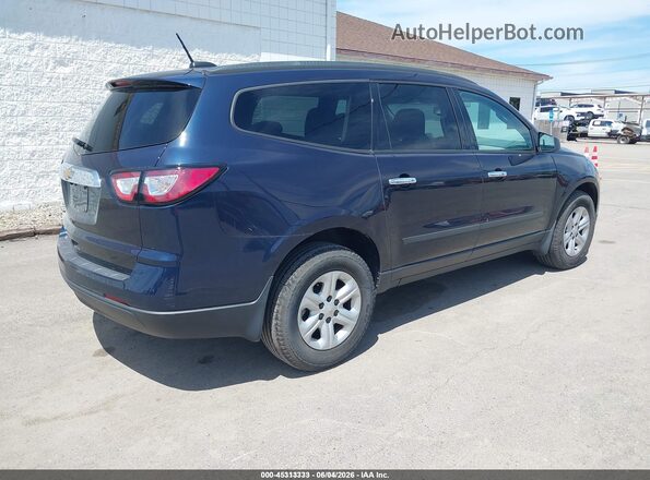 1GNKVFED9HJ177541 2017 CHEVROLET TRAVERSE Blue Trasero derecho