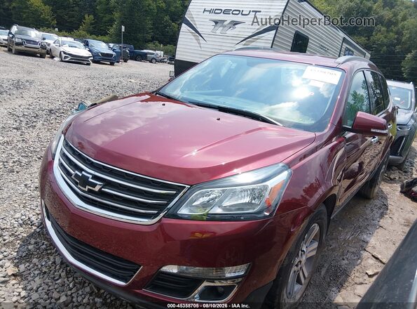 1GNKVGKD6HJ320357 2017 CHEVROLET TRAVERSE Maroon Vista tres cuartos delantera izquierda