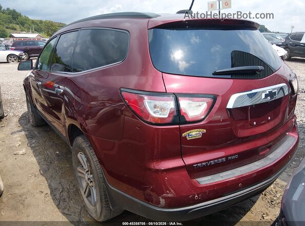 1GNKVGKD6HJ320357 2017 CHEVROLET TRAVERSE Maroon Trasero izquierdo