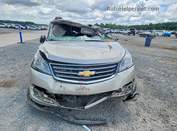 1GNKVGKD8HJ111248 2017 CHEVROLET TRAVERSE Золотой Вид спереди