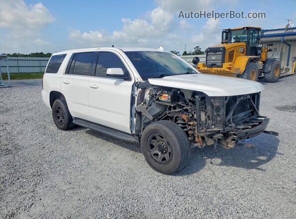 1GNLCDEC2JR167639 2018 CHEVROLET TAHOE Белый Передняя правая четверть