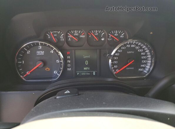 1GNLCDKC2GR229733 2016 CHEVROLET TAHOE Black Widok zestawu wskaźników