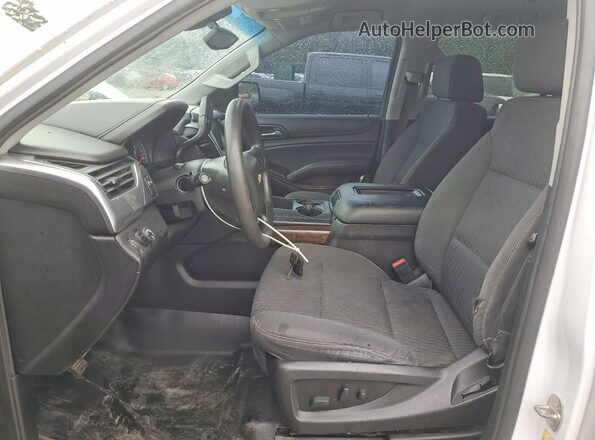 1GNLCDKC8JR286526 2018 CHEVROLET TAHOE Белый Вид салона спереди