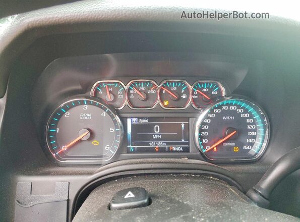 1GNLCDKC8JR286526 2018 CHEVROLET TAHOE Белый Вид щитка приборов