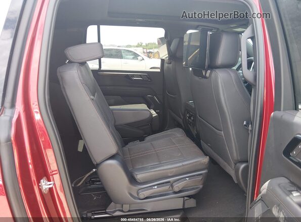 1GNS6GRL4SR375313 2025 CHEVROLET SUBURBAN Red Vista de la etiqueta del VIN