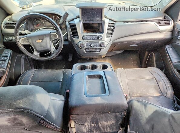 1GNSCAEC6JR398327 2018 CHEVROLET TAHOE Black Вид панелі приладів