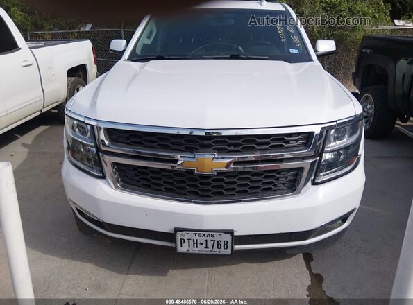 1GNSCAKC0JR223091 2018 CHEVROLET TAHOE White Սարքավորումների վահանակի տեսք