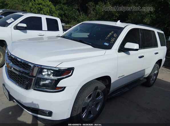 1GNSCAKC0JR223091 2018 CHEVROLET TAHOE White Սալոնի 360 աստիճան տեսք