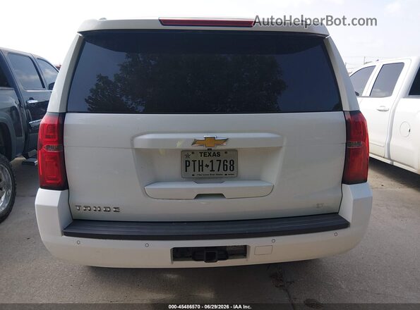 1GNSCAKC0JR223091 2018 CHEVROLET TAHOE White 