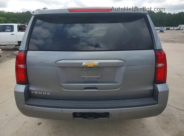 1GNSCAKC0LR231016 2020 CHEVROLET TAHOE Gray Հետևի տեսք