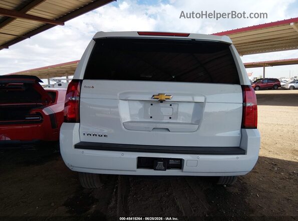 1GNSCAKC1JR111996 2018 CHEVROLET TAHOE White 