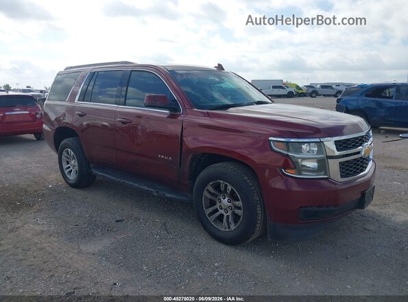 1GNSCAKC3JR270664 2018 CHEVROLET TAHOE Красный 