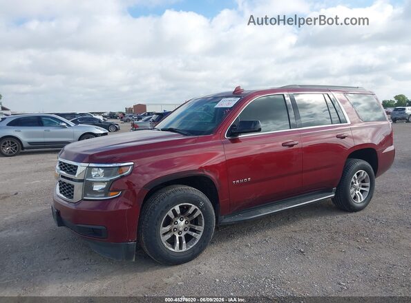 1GNSCAKC3JR270664 2018 CHEVROLET TAHOE Красный 