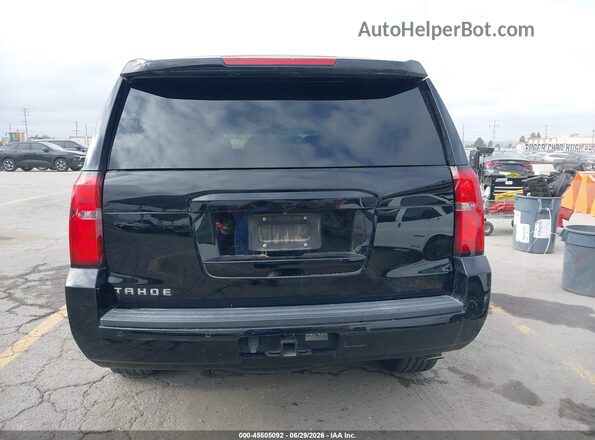 1GNSCAKC4JR191519 2018 CHEVROLET TAHOE Black 