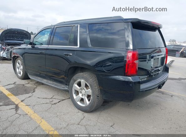 1GNSCAKC4JR191519 2018 CHEVROLET TAHOE Black Հետևի ձախ