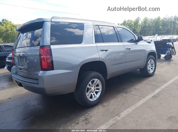 1GNSCAKC4LR104818 2020 CHEVROLET TAHOE Gray Հետևի աջ