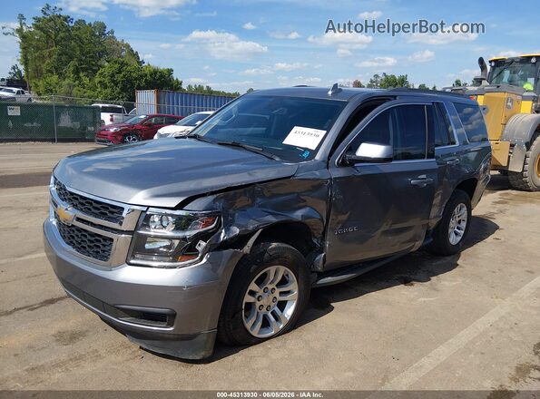 1GNSCAKC4LR104818 2020 CHEVROLET TAHOE Gray Առջևի ձախ երեք քառորդ տեսարան