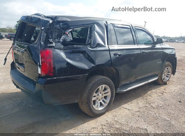 1GNSCAKC6GR164430 2016 CHEVROLET TAHOE Black Tył prawy