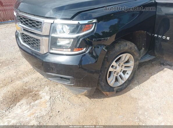 1GNSCAKC6GR164430 2016 CHEVROLET TAHOE Black 