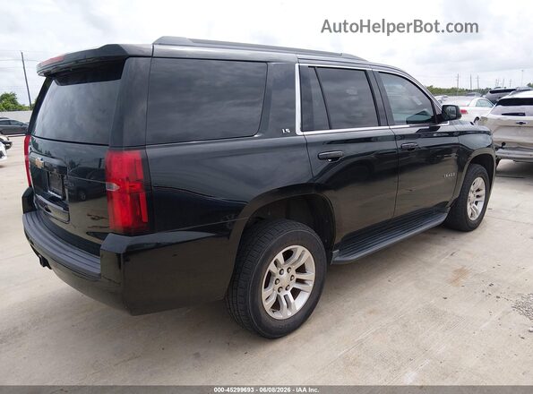 1GNSCAKC7GR288318 2016 CHEVROLET TAHOE Черный Задняя правая четверть