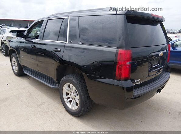 1GNSCAKC7GR288318 2016 CHEVROLET TAHOE Черный Задняя левая четверть