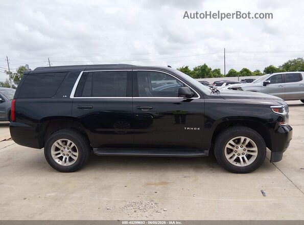 1GNSCAKC7GR288318 2016 CHEVROLET TAHOE Черный Вид задней части салона