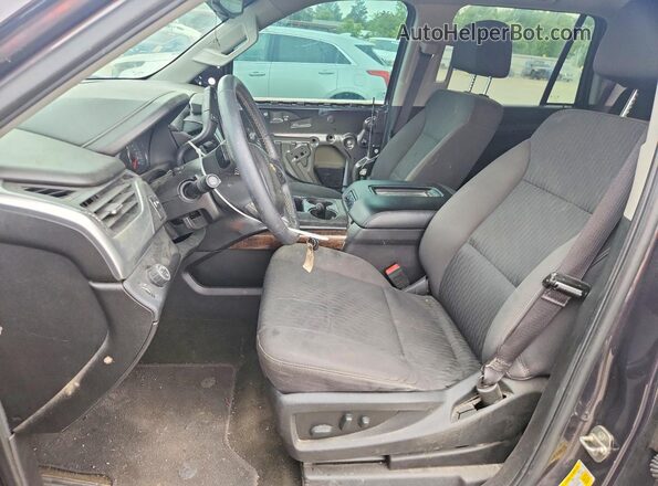 1GNSCAKC8HR281329 2017 CHEVROLET TAHOE Black Widok wnętrza z przodu