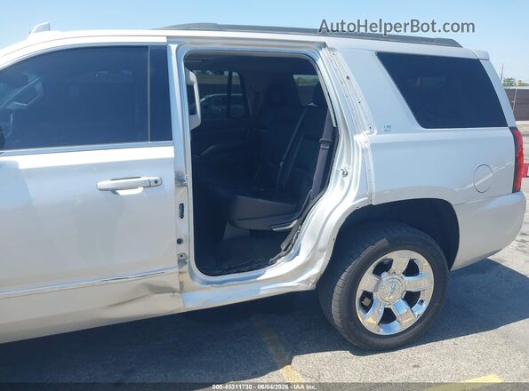 1GNSCBKC0HR377722 2017 CHEVROLET TAHOE Silver Դիմացի տեսք