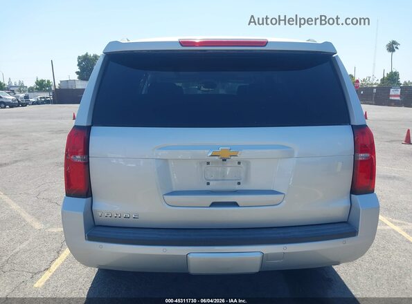 1GNSCBKC0HR377722 2017 CHEVROLET TAHOE Silver 
