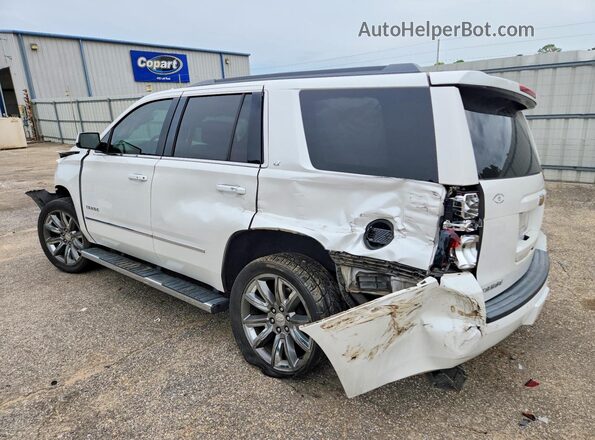 1GNSCBKC0JR176067 2018 CHEVROLET TAHOE Белый Задняя левая четверть