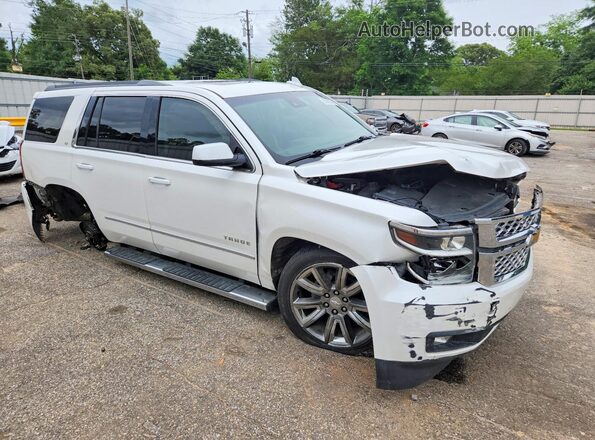 1GNSCBKC0JR176067 2018 CHEVROLET TAHOE Белый Передняя правая четверть
