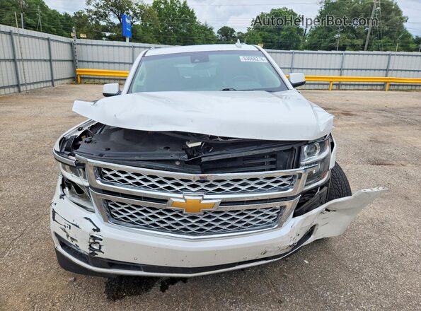 1GNSCBKC0JR176067 2018 CHEVROLET TAHOE Белый Вид спереди