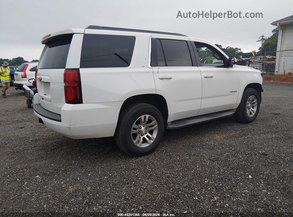1GNSCBKC1GR269995 2016 CHEVROLET TAHOE White Trasero derecho