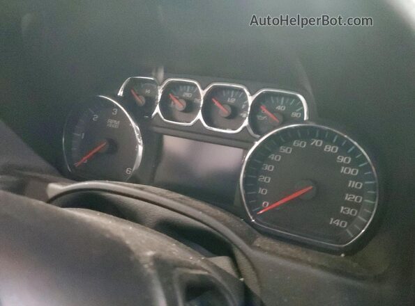 1GNSCBKC1GR380935 2016 CHEVROLET TAHOE Black Вид щитка приладів