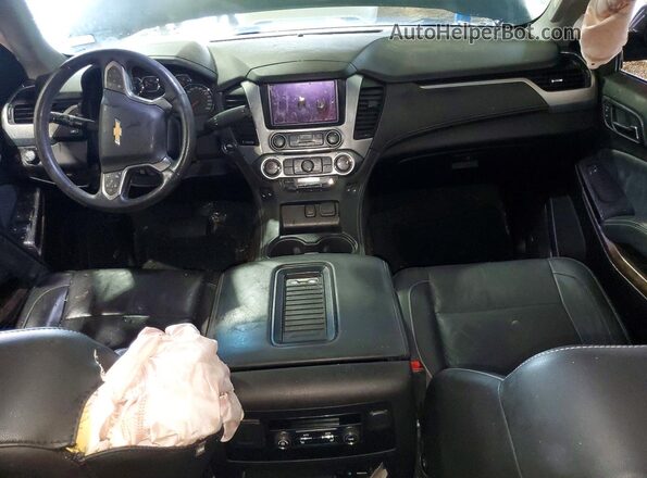 1GNSCBKC1GR380935 2016 CHEVROLET TAHOE Black Вид панелі приладів