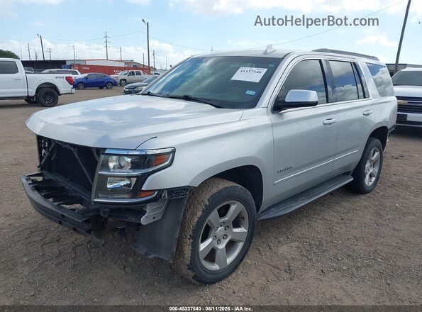 1GNSCBKC1LR135689 2020 CHEVROLET TAHOE Silver Առջևի ձախ երեք քառորդ տեսարան
