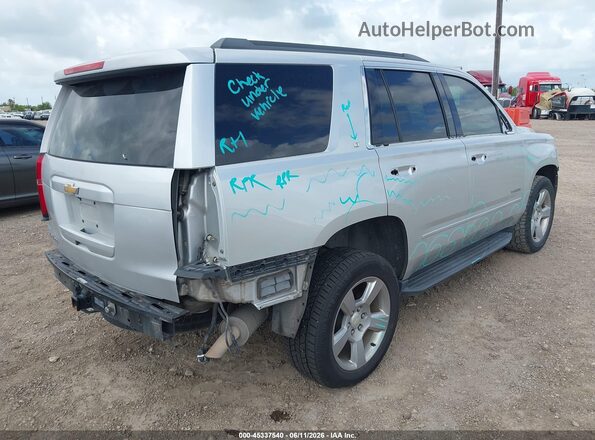 1GNSCBKC1LR135689 2020 CHEVROLET TAHOE Silver Հետևի աջ