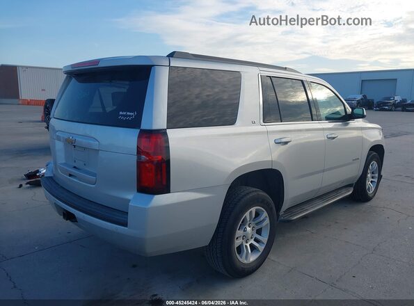 1GNSCBKC1LR306361 2020 CHEVROLET TAHOE Silver Հետևի աջ