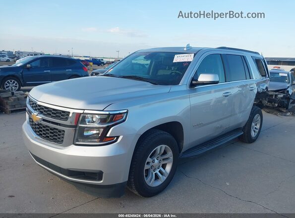 1GNSCBKC1LR306361 2020 CHEVROLET TAHOE Silver Առջևի ձախ երեք քառորդ տեսարան