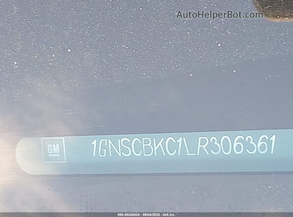 1GNSCBKC1LR306361 2020 CHEVROLET TAHOE Silver 