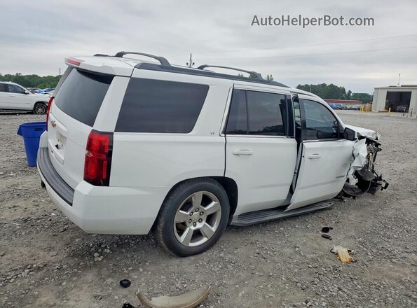 1GNSCBKC2GR184292 2016 CHEVROLET TAHOE Белый Задняя правая четверть