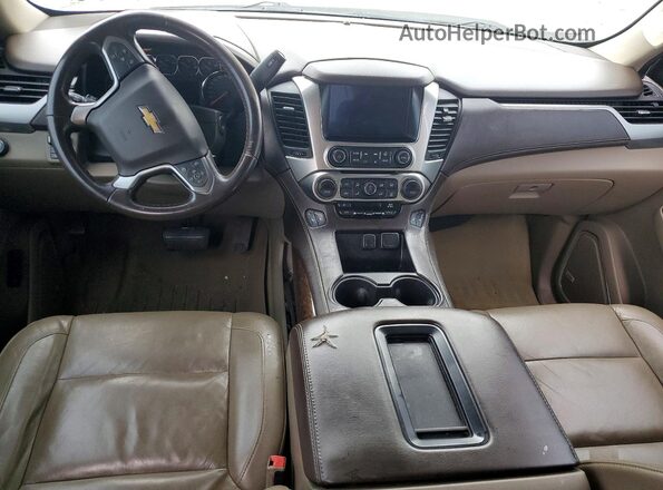1GNSCBKC2GR184292 2016 CHEVROLET TAHOE Белый Вид панели приборов