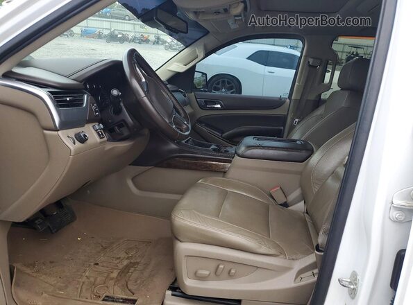 1GNSCBKC2GR184292 2016 CHEVROLET TAHOE Белый Вид салона спереди