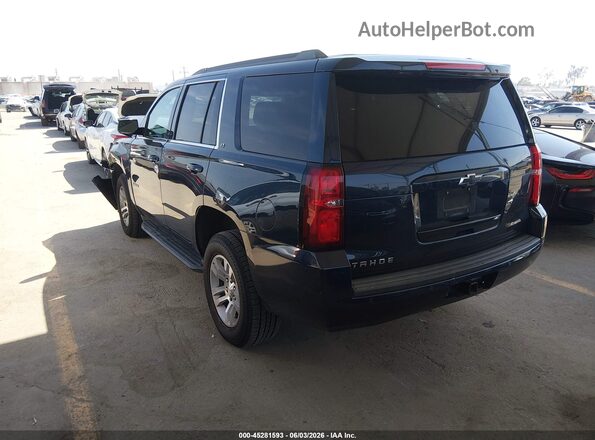 1GNSCBKC2HR166652 2017 CHEVROLET TAHOE Blue Հետևի ձախ