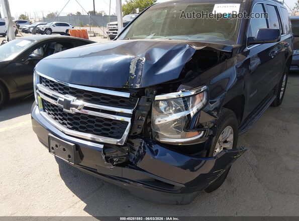 1GNSCBKC2HR166652 2017 CHEVROLET TAHOE Blue Սարքավորումների վահանակի տեսք