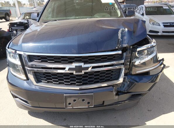 1GNSCBKC2HR166652 2017 CHEVROLET TAHOE Blue Սալոնի հետևի տեսք