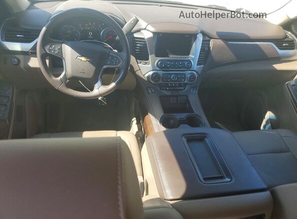 1GNSCBKC2HR310832 2017 CHEVROLET TAHOE White წინა პანელის ხედი