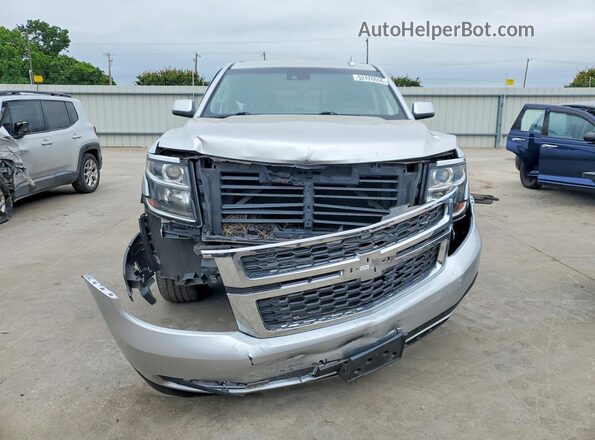 1GNSCBKC2HR336718 2017 CHEVROLET TAHOE Silver Widok z przodu