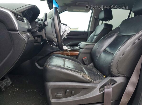 1GNSCBKC2HR336718 2017 CHEVROLET TAHOE Silver Widok wnętrza z przodu