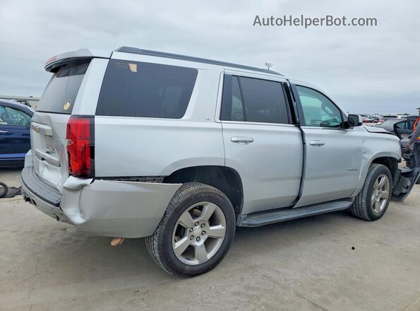 1GNSCBKC2HR336718 2017 CHEVROLET TAHOE Silver Tył prawy